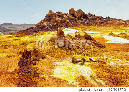 moonscape of Dallol Lake, Danakil depression moonscape of Dallol Lake, Danakil depression 62501750