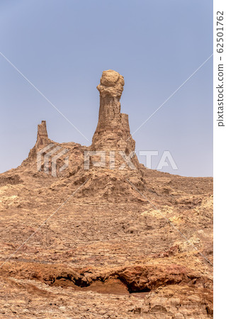 Rock city in Danakil depression, Ethiopia, Africa Rock city in Danakil depression, Ethiopia, Africa 62501762