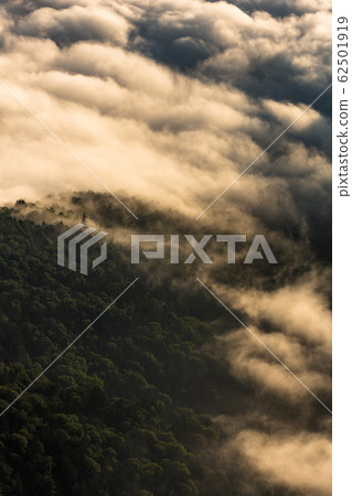 Akan Mashu National Park in August as seen from the Tsubetsu Pass in eastern Hokkaido, Japan Akan Mashu National Park in August as seen from the Tsubetsu Pass in eastern Hokkaido, Japan 62501919