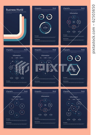 Modern infographic vector elements for business Modern infographic vector elements for business 62503650