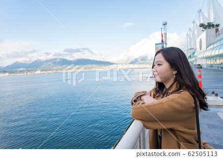 Woman walking in Canada 62505113