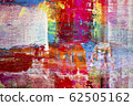 Painting Artistic bright color oil paint texture abstract artwork. Modern futuristic pattern for grunge wallpaper, interior, album, flyer cover, poster, booklet background. Creative graphic design 62505162