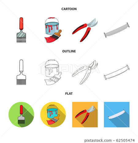 Vector design of tool and construction logo. Collection of tool and carpentry vector icon for stock. Vector design of tool and construction logo. Collection of tool and carpentry vector icon for stock. 62505474