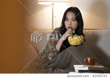 Lifestyle woman relax inside house Lifestyle woman relax inside house 62505741