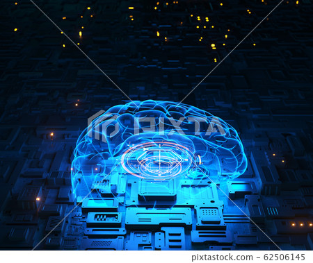 Big data and artificial intelligence concept - Stock Illustration ...
