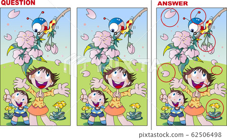 Find the mistakes under the cherry blossom quiz Find the mistakes under the cherry blossom quiz 62506498