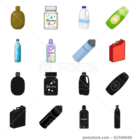 vector illustration of plastic and container stock illustration 62506689 pixta pixta