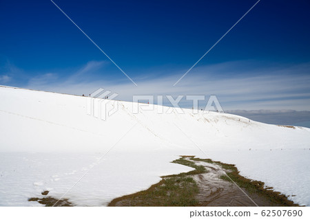 雪景區鳥取沙丘 雪景區鳥取沙丘 62507690