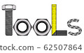 tools, t,o,l,s, letters, bolt, female screw, 62507864
