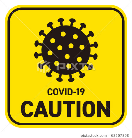 Coronavirus attention mark 62507898