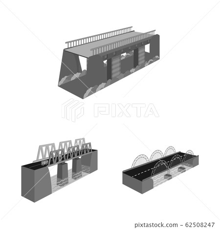 Vector illustration of connection and crossing logo. Set of connection and design stock vector illustration. Vector illustration of connection and crossing logo. Set of connection and design stock vector illustration. 62508247