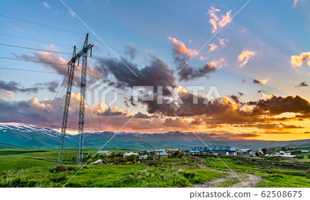 Caucasus Landscape at Vorotan Pass in Armenia Caucasus Landscape at Vorotan Pass in Armenia 62508675