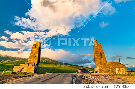 Caucasus Landscape at Vorotan Pass in Armenia Caucasus Landscape at Vorotan Pass in Armenia 62508682