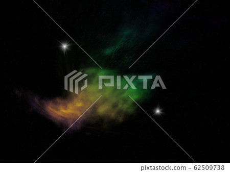 Small part of an infinite star field. 3D rendering Small part of an infinite star field. 3D rendering 62509738