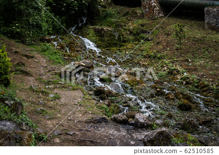 The waterfall of the caves of Pertosa in Cilento The waterfall of the caves of Pertosa in Cilento 62510585