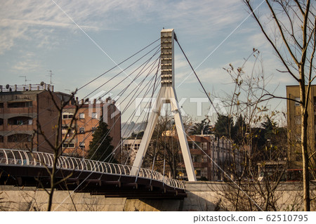 new cycle-pedestrian educational bridge  62510795