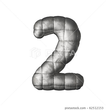 letters dressed in a shiny quilt blanket 62512153