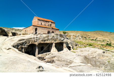 Ancient Basilica at Uplistsikhe cave town in Georgia 62512498