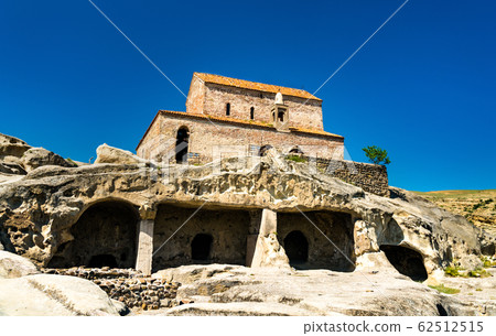 Ancient Basilica at Uplistsikhe cave town in Georgia 62512515