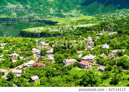 Panorama of Sanahin village with the Debed Canyon in Armenia 62514115
