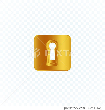 Keyhole icon gold isolated logo or button template modern emblem idea. Concept design or infographic design element for business protect technology isolated vector illustration. Keyhole icon gold isolated logo or button template modern emblem idea. Concept design or infographic design element for business protect technology isolated vector illustration. 62516623