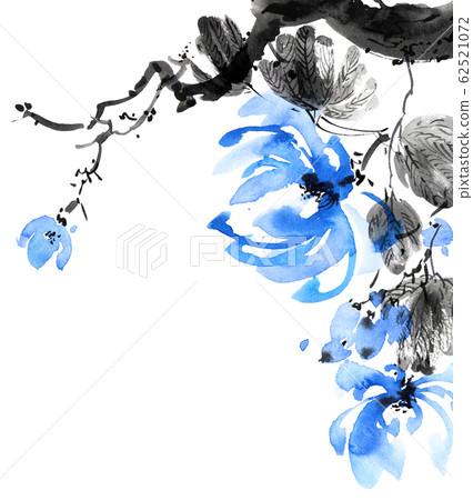 Blossom tree branch 62521072