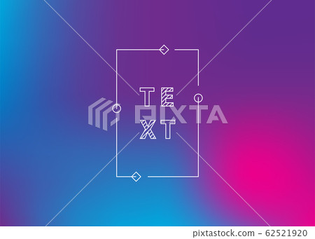 Neon gradient Ui Ux background trendy web color - Stock Illustration ...