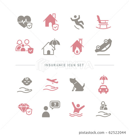 insurance, icon, icons - Stock Illustration [62522044] - PIXTA