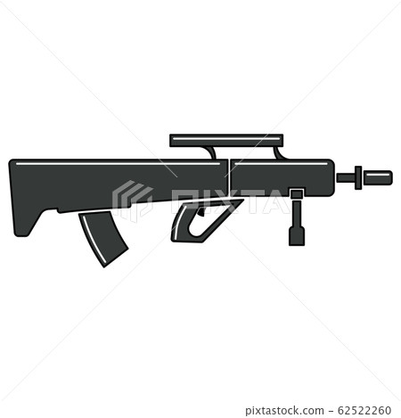 Isolated militay rifle icon 62522260
