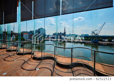 View of Bonapartedok in Antwerp, Belgium 62522513