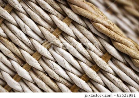 slant detail of a braided basket with paper tubes slant detail of a braided basket with paper tubes 62522981