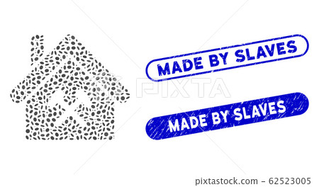 Oval Collage Factory with Grunge Made by Slaves Watermarks Oval Collage Factory with Grunge Made by Slaves Watermarks 62523005