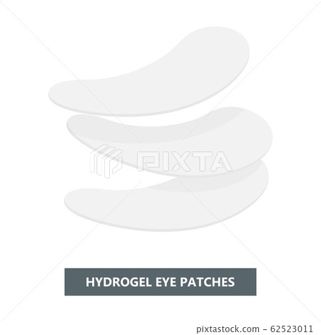 Hydrogel cosmetic eye patch. 62523011