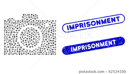 Elliptic Collage Camera with Grunge Imprisonment Stamps Elliptic Collage Camera with Grunge Imprisonment Stamps 62524100