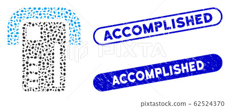 Ellipse Mosaic ATM Machine with Scratched Accomplished Seals Ellipse Mosaic ATM Machine with Scratched Accomplished Seals 62524370