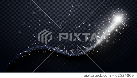 Golden particles wave. Sparkle stardust. n Vector glittery twirl with shiny Christmas confetti on premium luxury black background. Glowing lines. Vector Golden particles wave. Sparkle stardust. n Vector glittery twirl with shiny Christmas confetti on premium luxury black background. Glowing lines. Vector 62524809