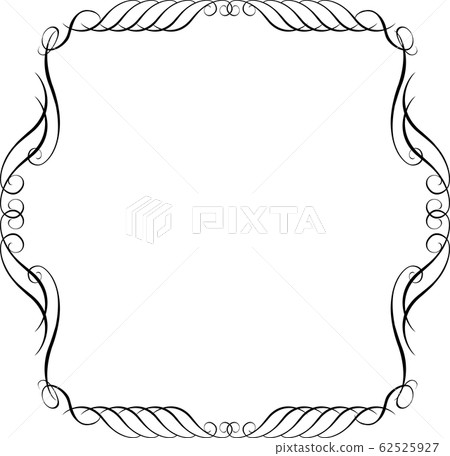 Baroque ornaments, decorative lines, decorative boxes, backgrounds | Vector data, squares 62525927