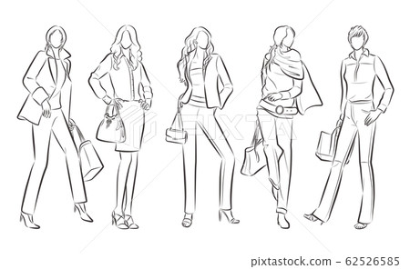 Women's fashion illustration Women's fashion illustration 62526585