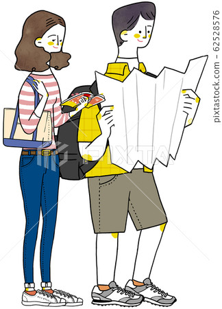 Travel map couple 62528576