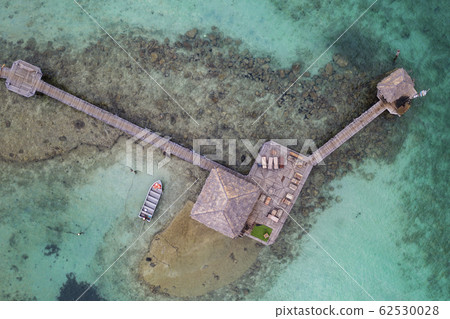 Wooded bridge at koh Kood island 62530028