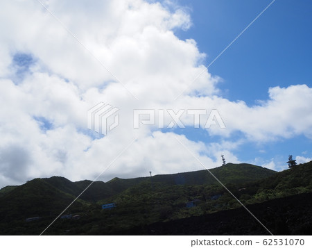 Miyakejima blue sky mountain Miyakejima blue sky mountain 62531070