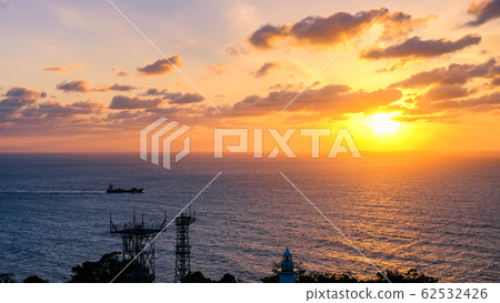 Sunset at Cape Echizen 62532426
