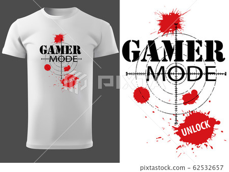 T-shirt Design for Computer Game Player 62532657