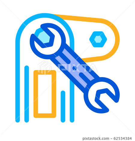 Mechanical Repair Icon Vector Outline Illustration Mechanical Repair Icon Vector Outline Illustration 62534384