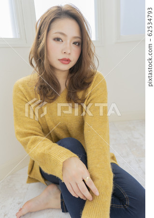 Yurufuwa Medium Hair Japanese Hairstyle Beauty Beauty Salon Fashion 62534793