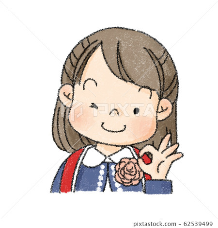 新生女學生表情OK(入學典禮服) 新生女學生表情OK(入學典禮服) 62539499