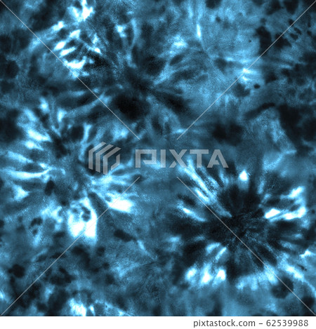 Tie dye shibori seamless pattern. Watercolour 62539988