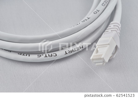 White LAN cable White LAN cable 62541523