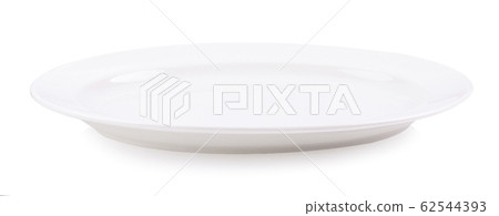 empty white plate on white background empty white plate on white background 62544393