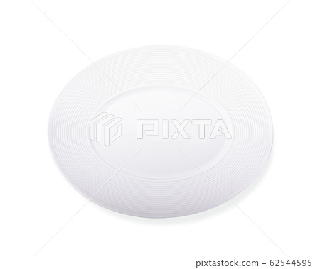 ellipse white plate ,top view on white background ellipse white plate ,top view on white background 62544595